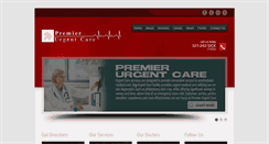 Desktop Screenshot of premierurgentcare.com